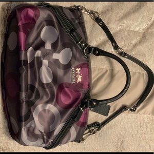 Coach 15496 Madison Clover Op Art Bag